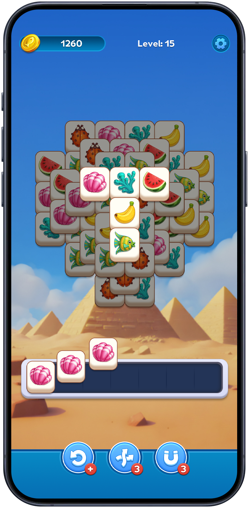 Fruit Tiles Frenzy 游戏截图